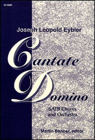 Cantate Domino SATB Book cover